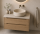 Aufsatzwaschbecken Waschbecken 43cm Rund Beige Matt