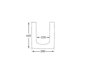 Villeroy & Boch La Belle - Dusch WC-Sitz 9M1400R1