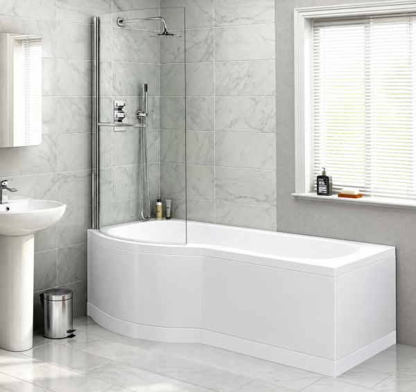 Badewanne mit Duschkombination Pretty Links 70 x 85 x 170