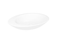 Kestel Gocce 95cm Keramik Waschschale mit Holzkonsole