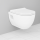 TAHARET WC Spülrandlos Wand Hänge WC Taharet Dusch-WC Toilette Softclose mit Bidet-funktion Intimdusche Taharet Taharat Bidet wc Set KREABAD