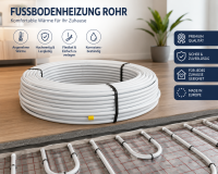 Fußbodenheizung Aluverbundrohr 500 m
