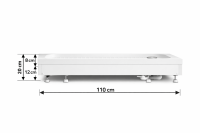 Kreabad 110x70 Duschwanne Mit Füßen Und Schürze Prida
