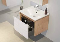 badmöbel Badezimmer Möbel 60x45 Unterschrank mit Waschbecken und Spiegelschrank 60cm 60 Likyam