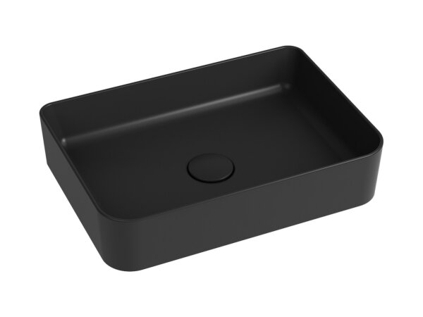 Waschbecken Rapid Line  Alvit 50x35cm schwarz matt