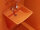Waschbecken 50cm Monoblock 50 cm 495x500 mm Orange