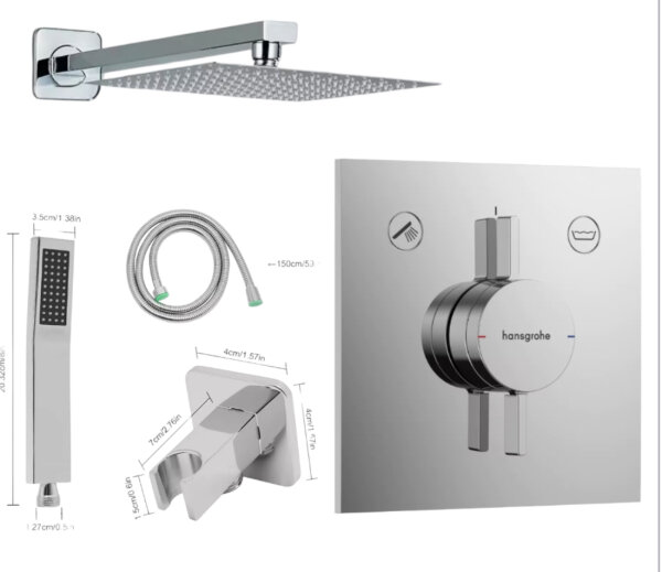 Hans Grohe Duo Turn E - Kreabad Set