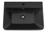 Kreabad Waschbecken Schwarz Matt 60x45 11060 Luxury