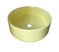 Aufsatzwaschschale 43cm Waschbecken Aufsatzwaschbecken Gelb