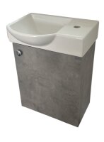 Badmöbel Unterschrank + Keramik Waschbecken Litos...