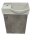 BAdmöbel Litos 45cm Klein für Gäste Wc Beton Optik Hahnloch Links