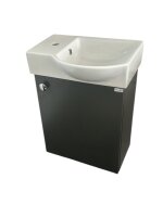 Gäste WC Badmöbel Waschtisch Set 45cm für...