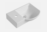 Gäste WC Badmöbel Waschtisch Set 45cm für...
