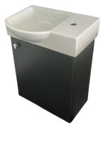 Gäste WC Badmöbel Waschtisch Set 45cm für...