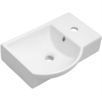 Gäste WC Badmöbel Waschtisch Set 45cm für...