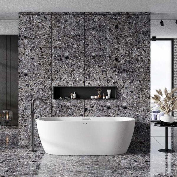 Freistehende Badewanne 180x90 Ovale Luxus Badewanne 90x180 Kreabad Oslo