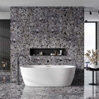 Freistehende Badewanne 180x90 Ovale Luxus Badewanne...