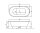 Freistehende Badewanne 180x90 Ovale Luxus Badewanne 90x180 Kreabad Oslo