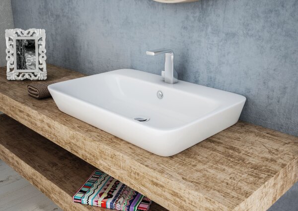 Aufsatzwaschbecken Waschbecken 60x45 Waschtisch