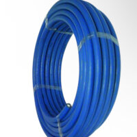 Aluverbundrohr Mehrschichtverbundrohr 32x3 mm isoliert 6 mm blau - DVGW - 25 Meter