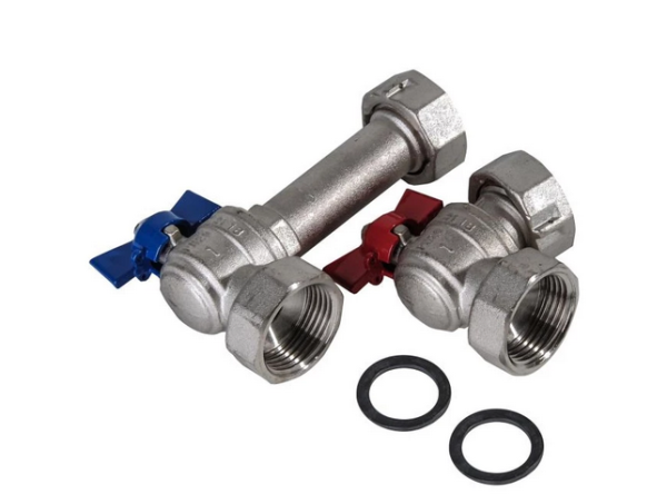 ZEWOTHERM Eck-Verteiler-Anschluss-Set 1″ IG × ÜM – 11130164