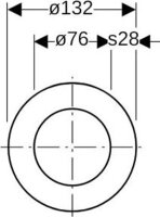 Geberit Rohrschott 120 DN 56
