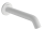Wanneneinlauf hansgrohe TECTURIS S 3/4" AG 210 mm 73411700