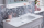 Waschbecken Waschtisch 90x45 Sharp