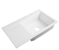 Keramikspüle 86x51 Keramik Küchenspüle...