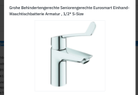 Grohe Behindertengerechte Seniorengerechte Eurosmart...