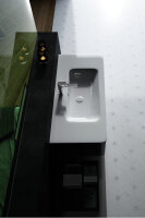 Waschtisch Waschbecken 80x45cm Wandmontage möglich und Einbau Waschbecken für Badmöbel