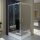 Duschkabine Eckenstieg Eck Duschabtrennung Eckdusche 75x75x180cm 4mm Glas Eckduschkabine