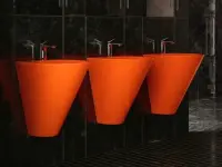 Monoblock Orange Waschbecken 480x525 mm in Orange aus Hochwertigem