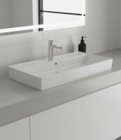 Kreabad Waschbecken Waschtisch Architekt 100x45 Keramik Handwaschbecken