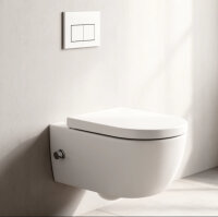 Taharet Dusch Wc Kurzform Spülrandlos + Integrierte Armatur Warm Kalt+ Soft Close Wc Sitz