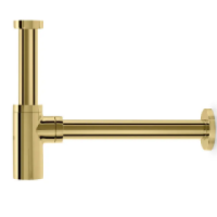 Ablaufgarnitur Siphon in Gold Abfluss und Siphonset...