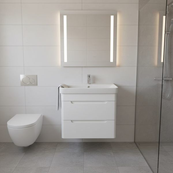 Kreabad Badmöbel Unterschrank 60cm Weiss Waschbecken