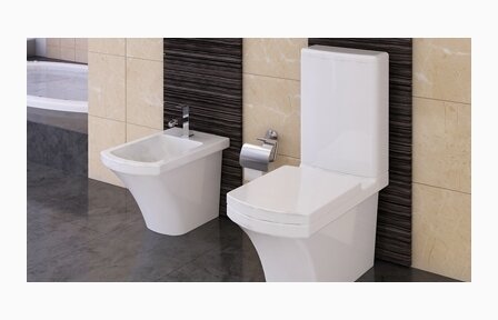 Aqua Cleaning Taharet Stand Wc + Keramik spülkasten Kreavega Stand Wc