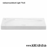 Aufsatz Waschbecken Waschtisch 75x42 Aufsatzwaschbecken...