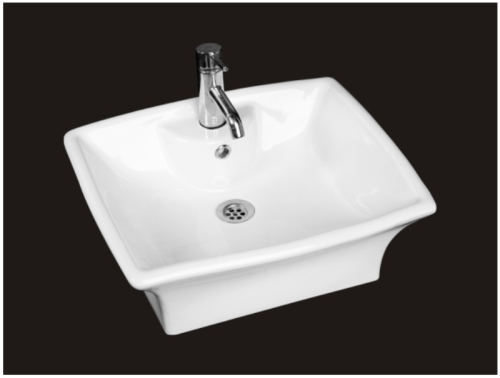 Aufsatzwaschbecken Aufsatz Auftisch Waschbecken Waschtisch 52x42cm Keravit Aufsatzhandwaschbecken