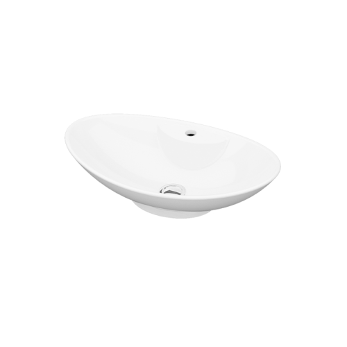 Aufsatzwaschbecken Aufsatzwaschtisch, Auftisch Waschbecken Waschtisch 64x40 cm  Aufsatz