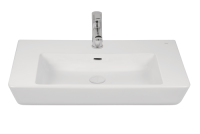 Aufsatzwaschbecken Einbauwaschbecken Waschtisch 80x50cm...