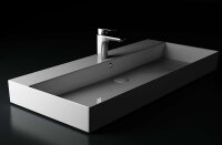 Wandhänge - Aufsatzwaschbecken 85x45 Super Slim mit...