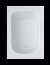 Badewanne 120x70 Badewanne Rechteckbadewanne 1200x700 mit Höhenverstellbaren Füssen + Schürze Lena