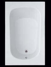Badewanne 130x70 Badewanne Rechteckbadewanne 1300x700 mit Höhenverstellbaren Füssen + Schürze Lena