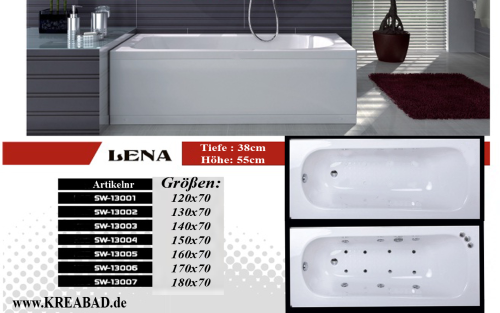 Badewanne 150x70 cm Rechteckbadewanne 1500x700mm höhenverstellbaren Füssen + Front Seitenschürze