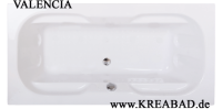 Badewanne 170x80cm Badewanne Valencia