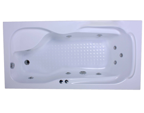 Badewanne 175x95cm mit Wannenträger/Füsse und Schürze Fantasia
