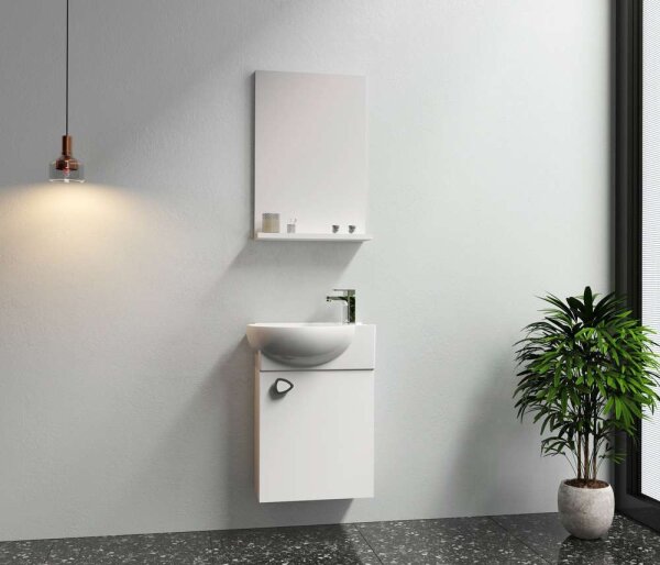 Badmöbel-Set »Riva«, (3-tlg), Breite 45 cm, Gästebad, mit Soft-Close